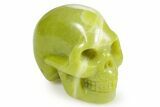 1.5" Polished Xiuyan Jade (Serpentine) Skulls - Photo 3